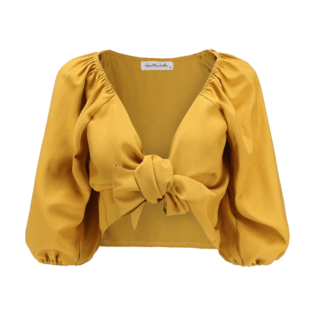 Yellow Topaz blouse