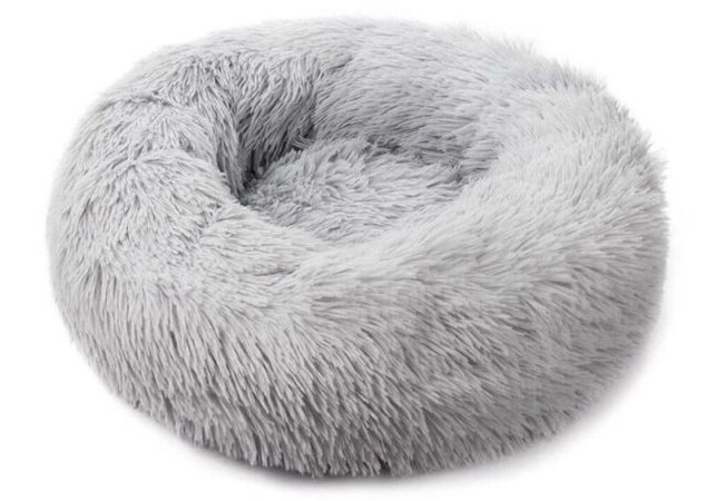 Calming Dog Bed - Faux Fur Anti-Anxiety Pet Bed - Lazy Pets Store