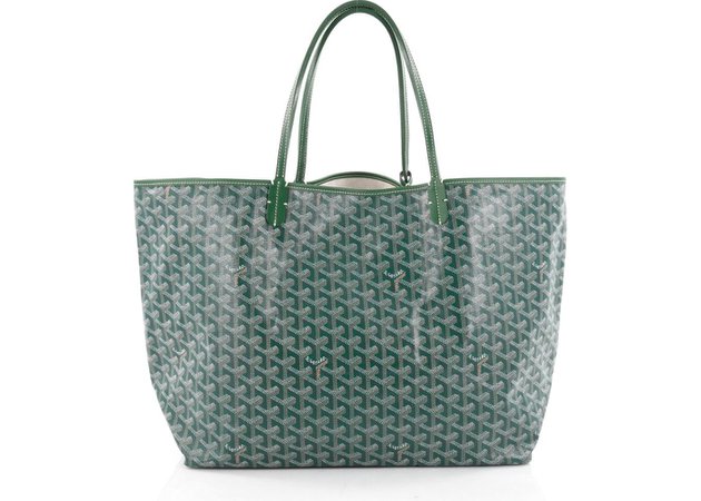 goyard bag green -