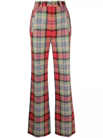 Vivienne Westwood New Ray Tartan Trousers - Farfetch
