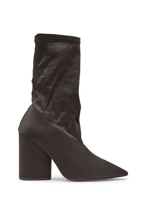Yeezy - Stretch Satin Ankle Boots - black