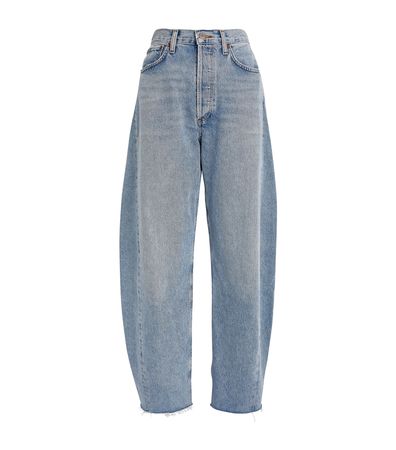 Womens AGOLDE blue Luna Barrel-Leg Jeans | Harrods # {CountryCode}