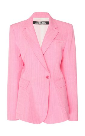 La Veste Qui Vole Tailored Silk-Blend Blazer by Jacquemus | Moda Operandi