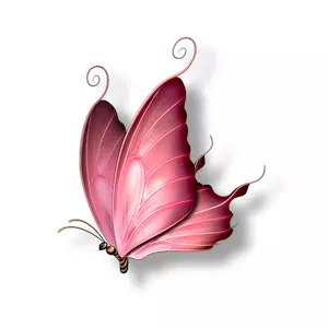 dark pink butterfly