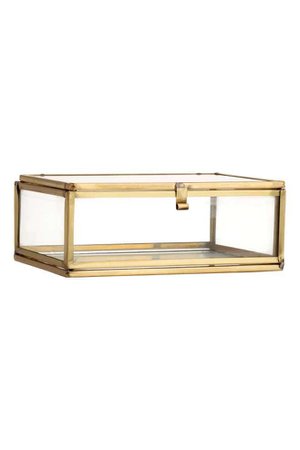 Clear Glass Box - Gold-colored - Home All | H&M CA