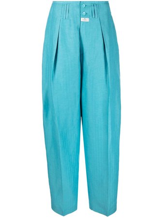 ETRO wide-leg tailored trousers - FARFETCH