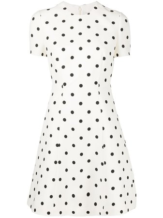 Valentino polka-dot print mini dress