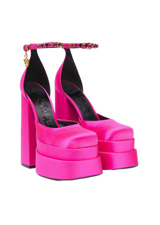 Versace Hot Pink heels