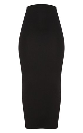 Black Basic Maxi Skirt | Skirts | PrettyLittleThing AUS