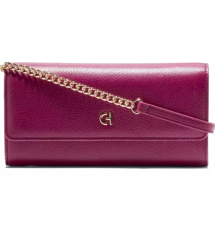 Cole Haan Leather Wallet on a Chain | Nordstrom