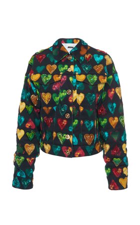 Printed Cotton-Blend Bomber Jacket by Versace | Moda Operandi