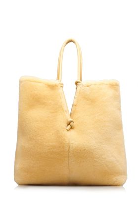 Reversible Oversized Shearling Tote Bag By Bottega Veneta | Moda Operandi