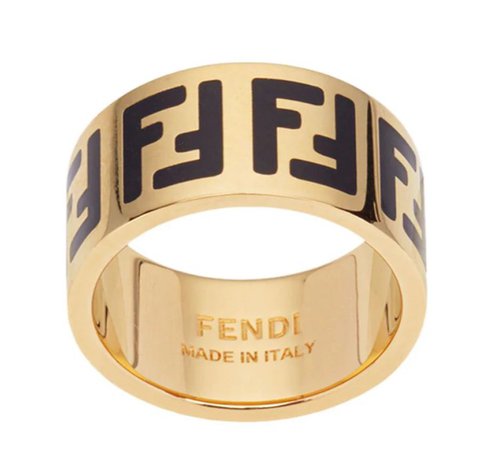 Gold Fendi Ring