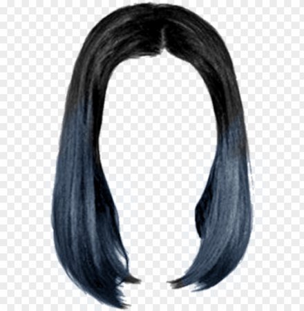 ice blue black hair