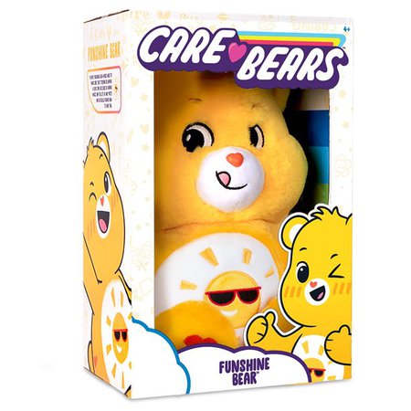 Care Bears 14" Plush - Funshine Bear - Soft Huggable Material! - Walmart.com