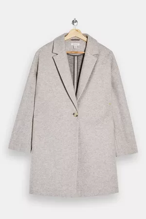 Gray Marl Coat | Topshop