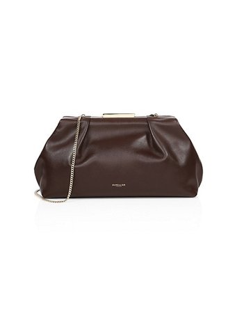 Shop DeMellier Florence Leather Clutch | Saks Fifth Avenue
