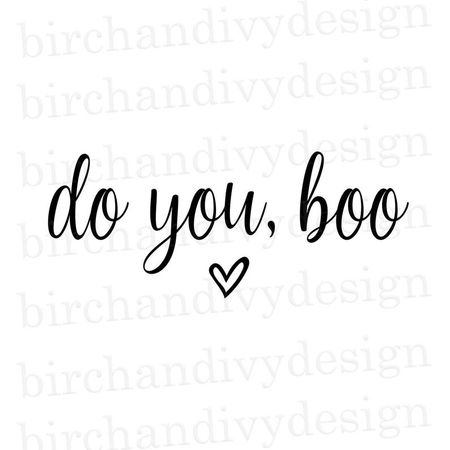 Do You Boo SVG File Instant Download for Cricut or | Etsy