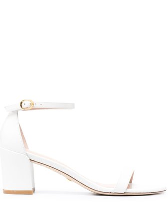 Stuart Weitzman Simple mid-heel sandals with Express Delivery - FARFETCH