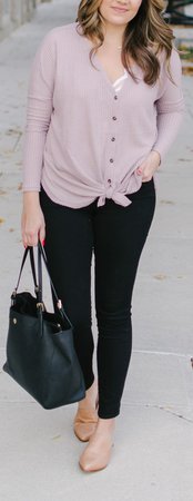 Mauve Thermal Outfit