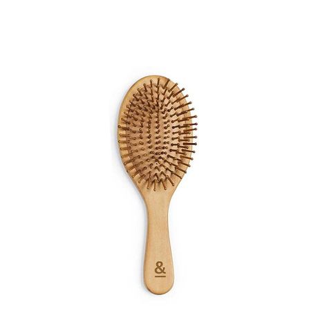 Seed & Sprout Wooden Hair Brush | Plastic free hairbrush - Natural Supply Co