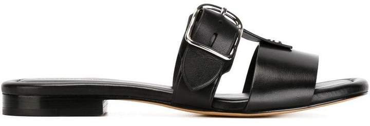 buckled sandals