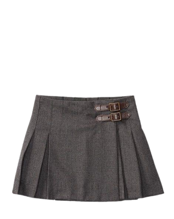 vintage grey skirt