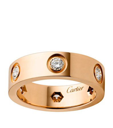 Cartier rose gold love ring
