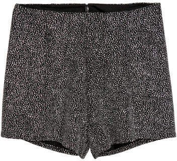 Glittery Shorts - Black