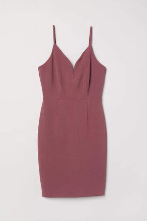 Fitted Dress - Pink