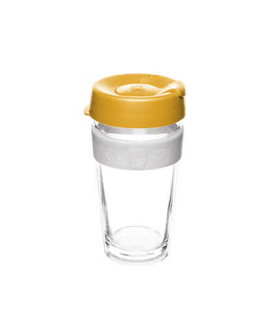 Yellow and White KeepCup