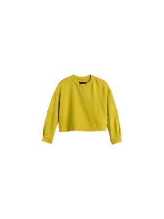 chartreuse jogger outfit two piece sweats sweater sweatshirt top pants