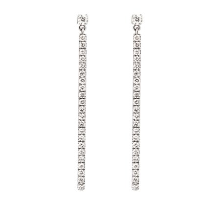 Messika Gatsby Diamond Bar Earring | Earrings | Jewellery | Goldsmiths