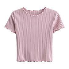 Pink Ribbed Shirt