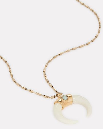 Isabel Marant Zanzibar Horn Pendant Necklace | INTERMIX®