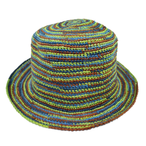 Hippie Multicolor Green Blue – Ecua-Andino Hat