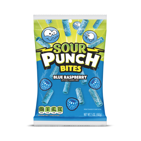 Walmart Grocery - Sour Punch Bites, Blue Raspberry, 5oz Bag