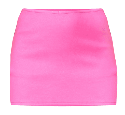 pink micro mini skirt