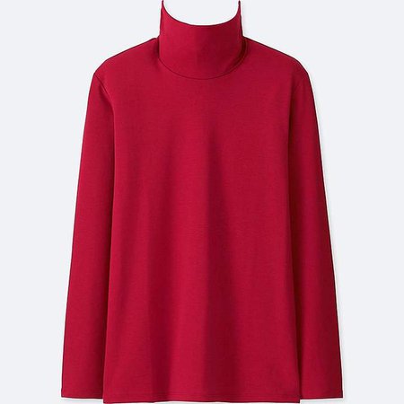 Women's Compact Cotton Turtleneck Long-sleeve T-Shirt