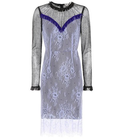 Embellished lace dress