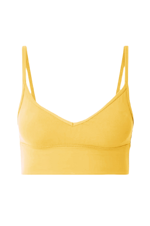 LULULEMON - Align Nulu sports bra / Align high-rise shorts - 4" in Arylide Yellow