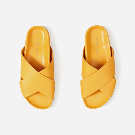 Women’s Form Crossover Sandal | Everlane yellow