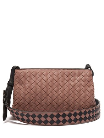 Intrecciato leather cross-body bag | Bottega Veneta | MATCHESFASHION.COM