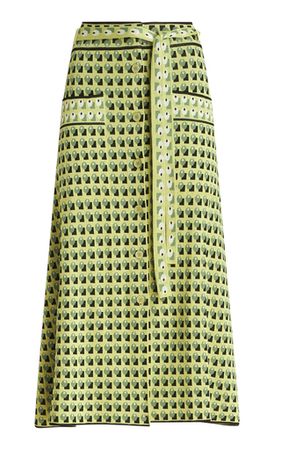 Cotton-Blend Wrap Midi Skirt By Etro | Moda Operandi