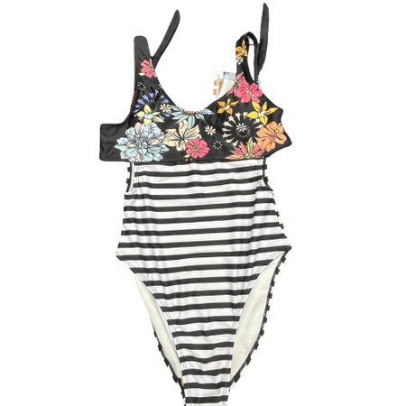 Limeapple Swimsuit Stripes & Floral