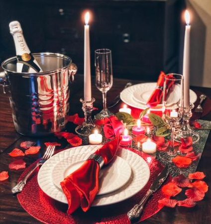 romantic night dinner - Google Search
