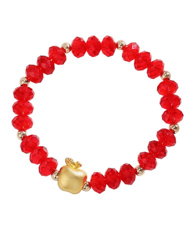 Red Crystal Apple Bracelet