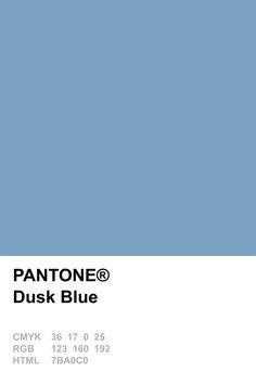 Pantone Dusk Blue