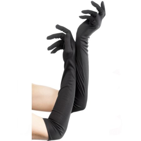 Black Opera Gloves (Elbow Length)