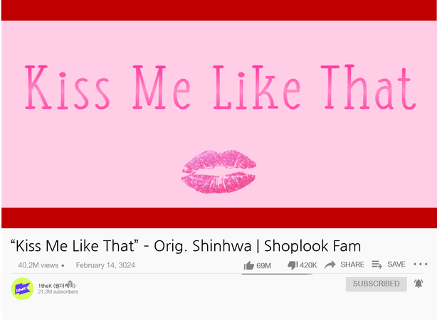 Shinhwa Kiss Me Like That Song Cover